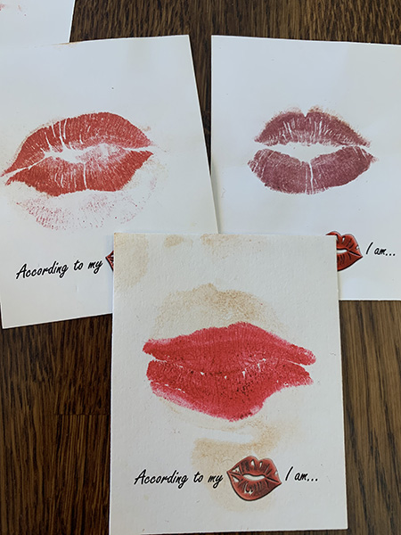 Lip Reading Kiss Prints